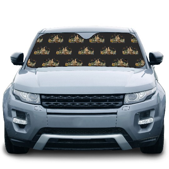Disney Animal Kingdom Car Sun Shades, Magic Kingdom Car Sun Shades, Disney Leopard Print