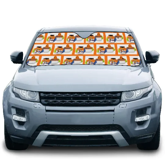 Colorblock Goofy Dog Disney Car Sun Shades Car Sun Shades