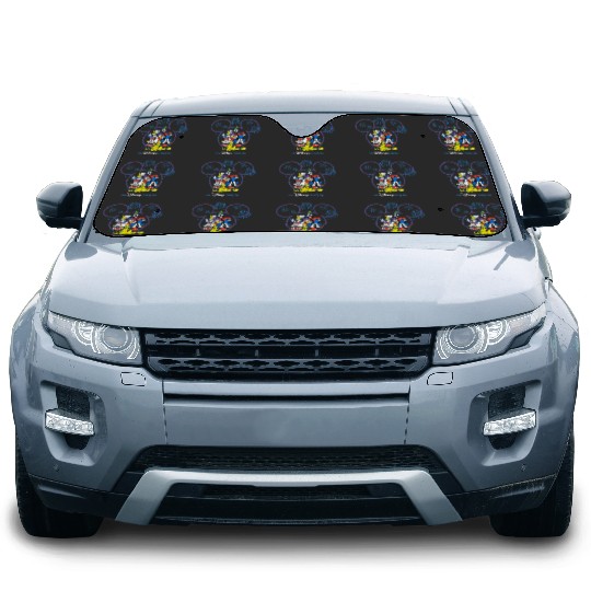 Disneyss Mickey And Friends Fireworks Our Disneyss Family Trip Car Sun Shades