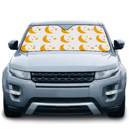 moon and stars Car Sun Shades