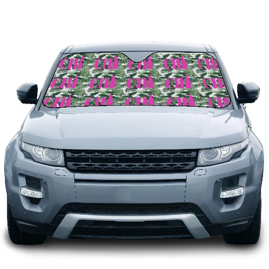 Chicago - Neon Pink Car Sun Shades