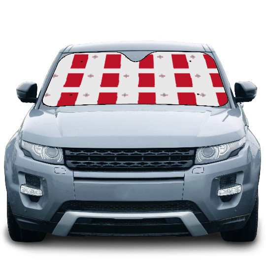 flag malta Car Sun Shades