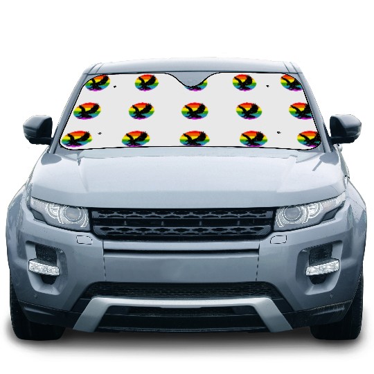 Rainbow Hawk Car Sun Shades
