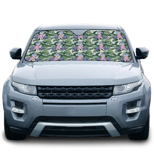 Gym Fitness Workout grandma woman's pension Car Sun Shades