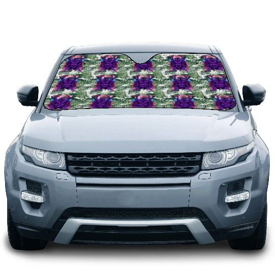 cyberpunk shogun Car Sun Shades