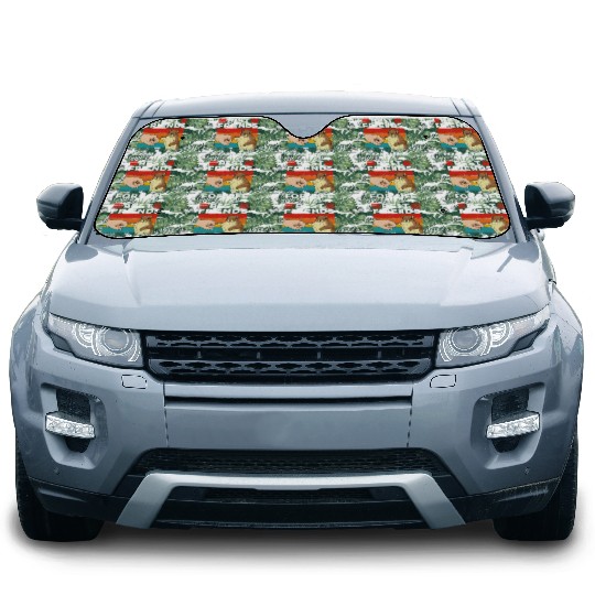 Retro Squirrel Best Friends For Life Funny Squirre Car Sun Shades