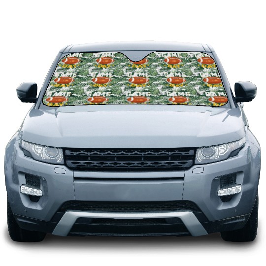 Football Game Day American Football Car Sun Shades