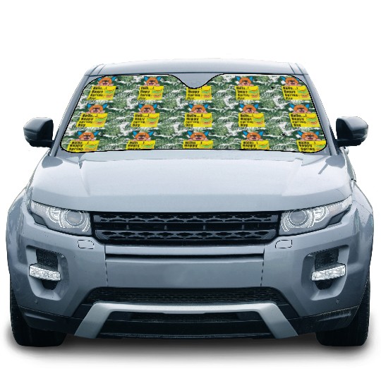 happy spring day best design Car Sun Shades