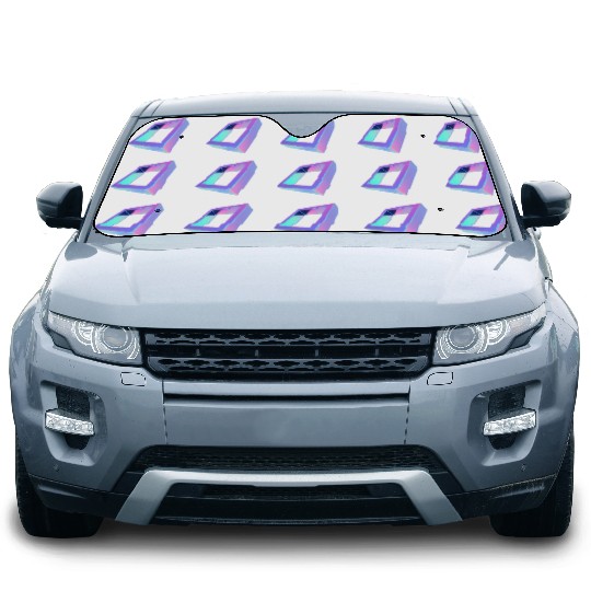 3d squar design Car Sun Shades