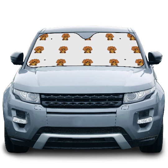 Cocker Spaniel Taco Lover Car Sun Shades
