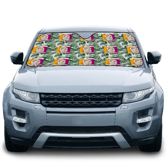 My girlfriend is hotter than my coffee Car Sun Shades