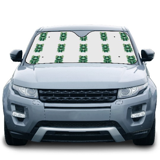Tropical Leaves Car Sun Shades
