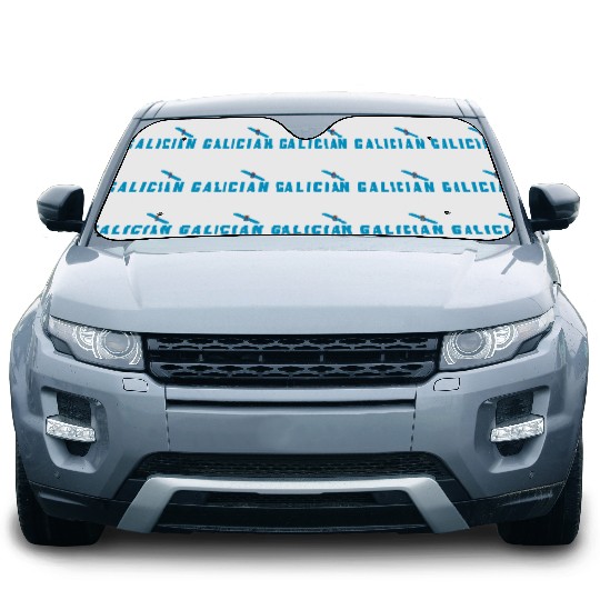 Keep calm Galicia flags design Car Sun Shades
