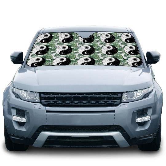 Sun and Moon Yin Yang for Yin Yang Art Lover Car Sun Shades