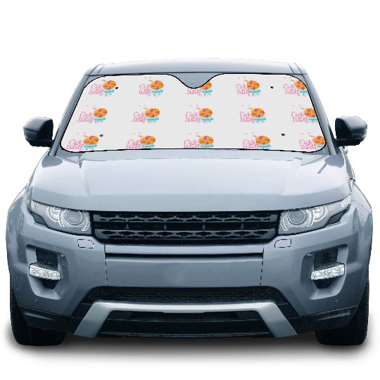 Sweet Gummy Bear Pastry Dessert Car Sun Shades