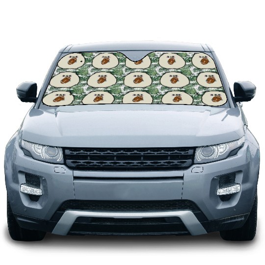 Fantasy football panda cute Car Sun Shades