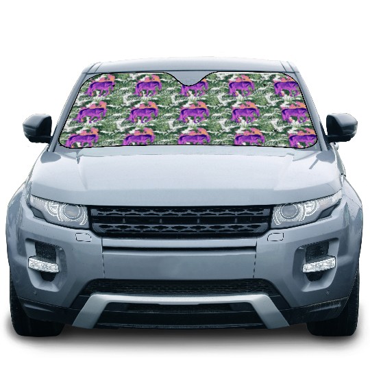 Horse on fire Car Sun Shades
