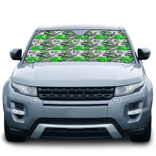 Eat sleep check my lineup repeat fantasy football Car Sun Shades