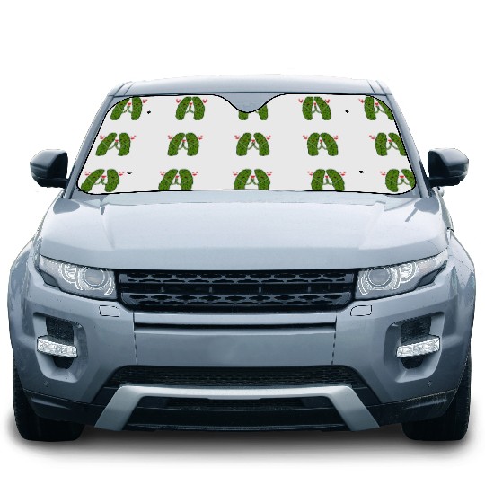 Sweet Couple Pickle Car Sun Shades