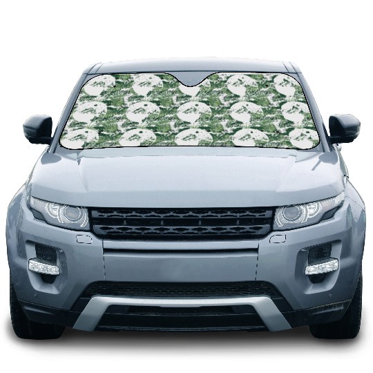 Wolf on the Mountain Car Sun Shades