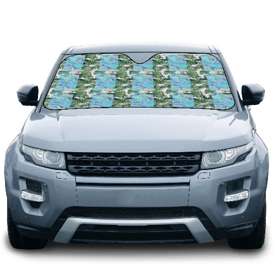Colorful Pastel Goth Kawaii Anime Girls Car Sun Shades