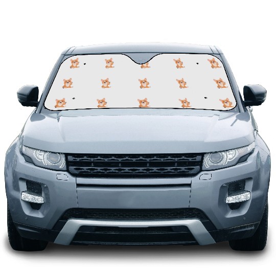 cute corgi mama Car Sun Shades