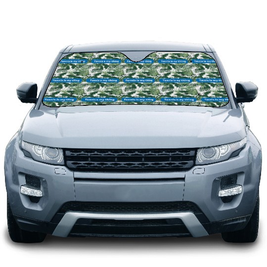 Tennis Is My Thing Positive Tennis Car Sun Shades