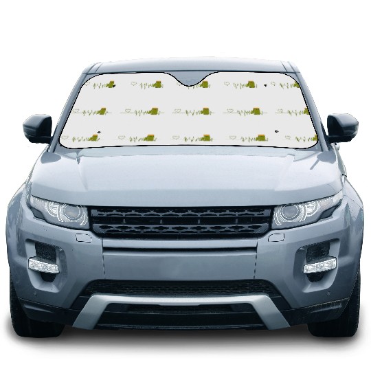 Pickle Lover Heartbeat for Pickles lover Car Sun Shades