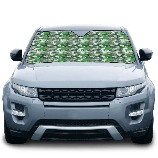I'm Just Here For The Grass Lawn Mower Landscaper Car Sun Shades