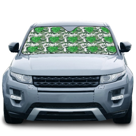 I Love Plants Funny Gardener Plant Garden Lover Car Sun Shades