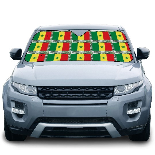 Senegal Flag Car Sun Shades