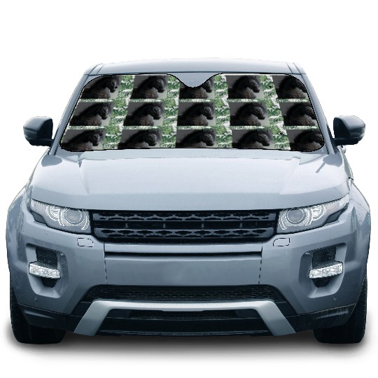 Chaos fantasy beast black horse Car Sun Shades