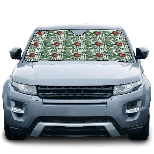 Truck Driver US FLAG, Truck, Trucker Dad Car Sun Shades