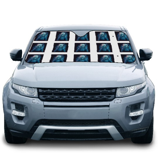 A Poodle In Space Car Sun Shades