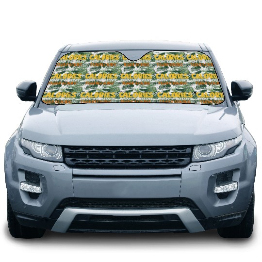 Calories Don't Count Thanksgiving Idea Car Sun Shades