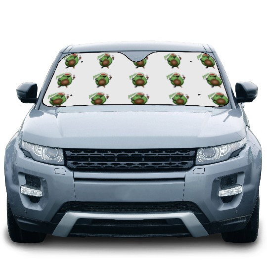 Avocado Pirate - character design Car Sun Shades