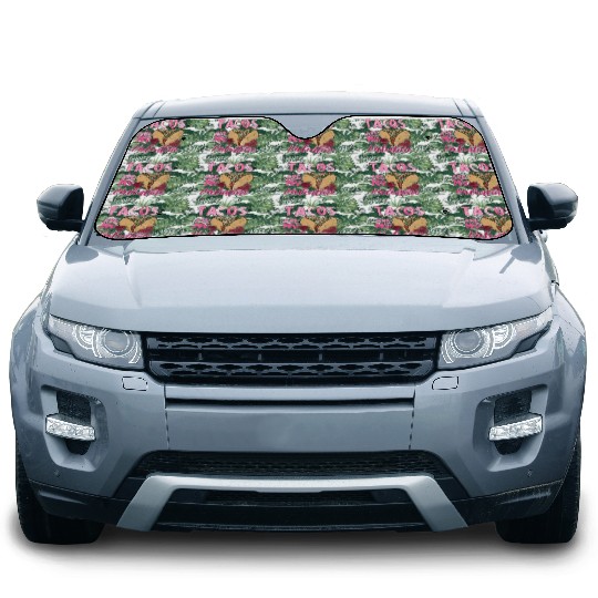 Tacos Are My Valentine I Love Tacos Valentines Day Car Sun Shades