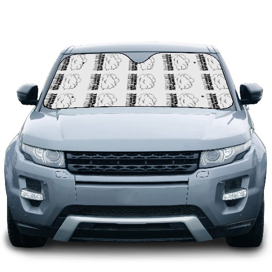 Cavalier King Charles Spaniel Profile dog mom Car Sun Shades