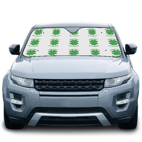 Drinks Well With Others Irish St Patricks Day Beer Car Sun Shades