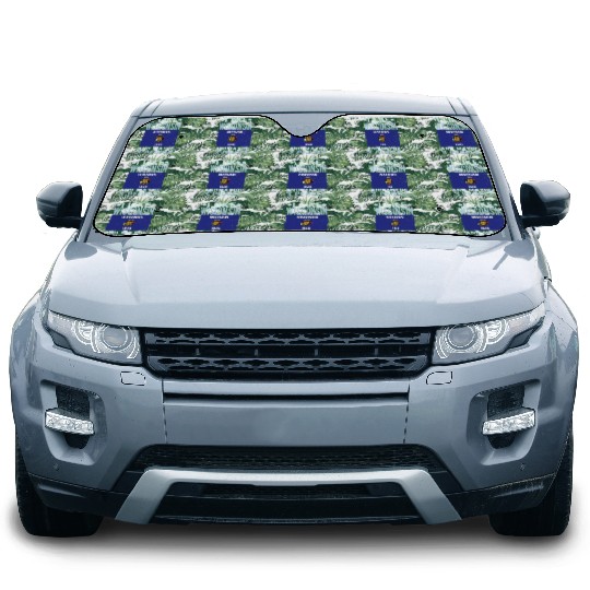Wisconsin Flag US State Car Sun Shades