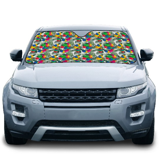 Cute Block Building 13rd Birthday Gift 13Year Old Car Sun Shades