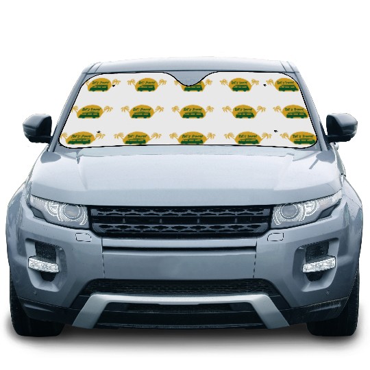 Lets Travel 2 Vacation Explore Wanderlust Relax Car Sun Shades