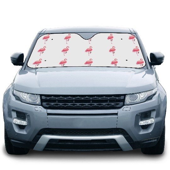 Flamingo Wine Car Sun Shades