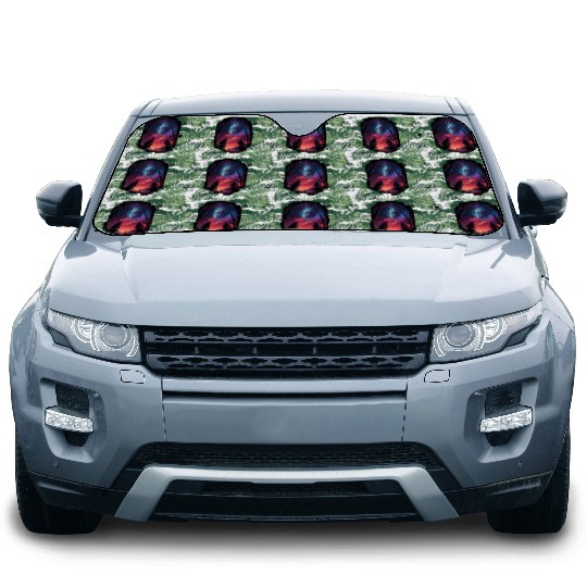 Sky at night Surreal stars galaxy nature clouds Car Sun Shades