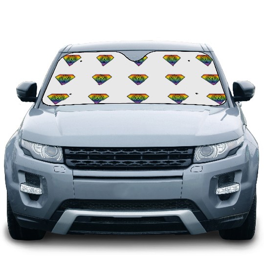 Spider Rainbow Car Sun Shades