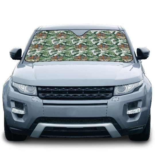 Horse Barrel Racing Couple Car Sun Shades