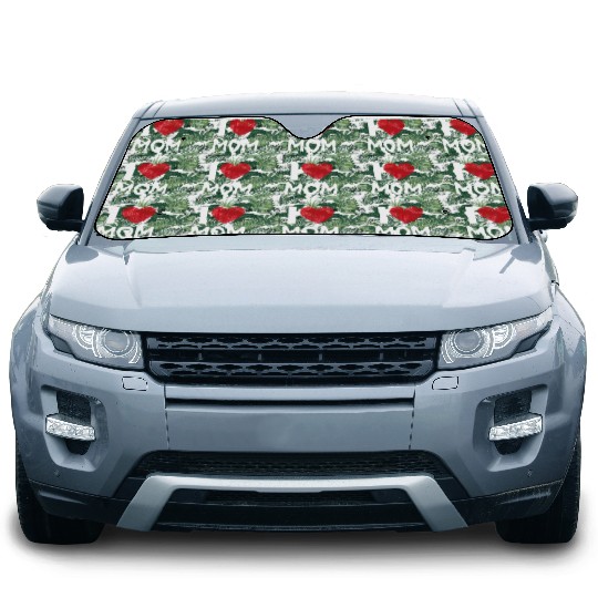 I Love Mom Car Sun Shades