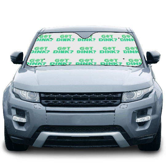Got Dink Stacked Green Car Sun Shades