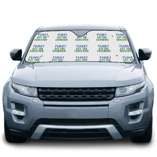 Save The Planet Eat The Children Car Sun Shades