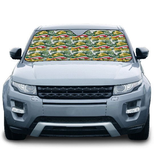 Michoacán Mexico Puro Michoacán Yellow Eagle Flag Car Sun Shades
